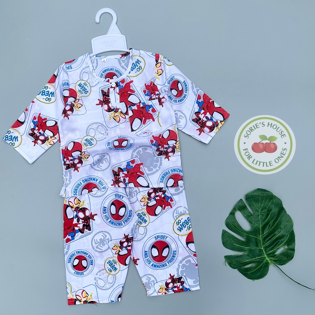 Bộ tole/lanh DÀI cài trước bé trai