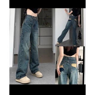 QUẦN JEANS SUÔNG LƯNG CAO RÁCH TÚI SAU THẢO XINH STORE TỪ 40-69KG