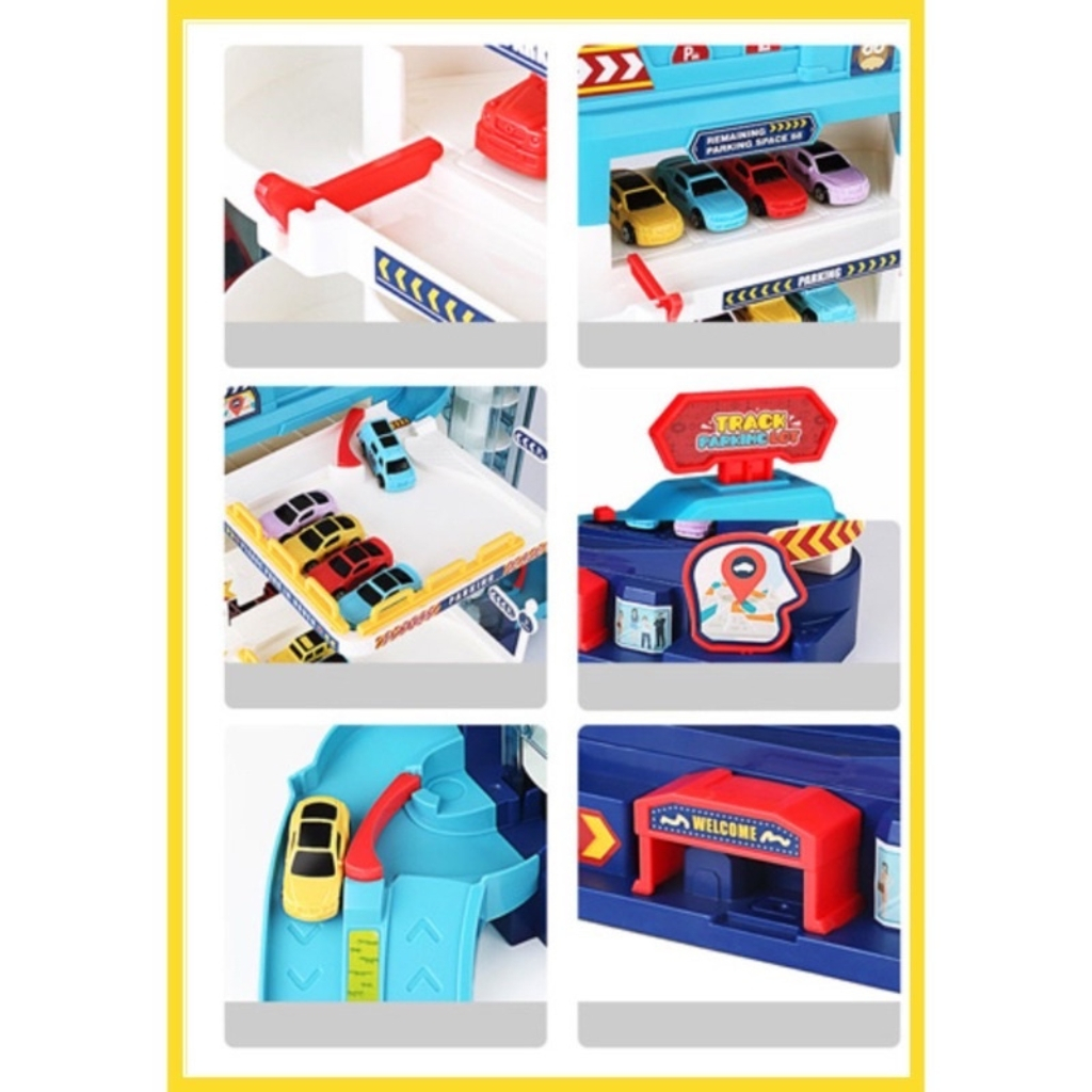 Đồ Chơi Gara Nâng Xe 5 Tầng - Bãi Đậu Xe 5 Tầng