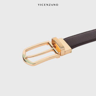 Thắt Lưng Nam Da Bò Thật Cao Cấp Andrew Belt Vicenzano Khoá Kim Mạ Vàng Thiết Kế Lịch Lãm BL20002