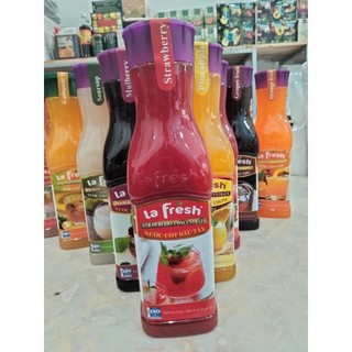Nước cốt dâu tây la fresh 650ml -dùng pha chế trà trái cây