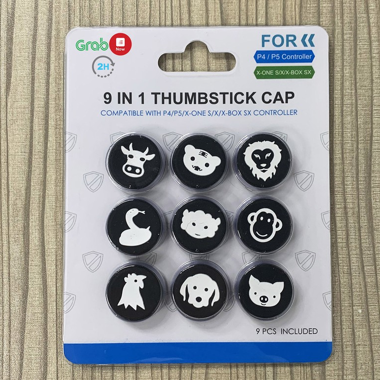 Bộ 9 núm bọc cho tay cầm chơi game Xbox/ PS - KJH P5 011 - Hồ Phạm