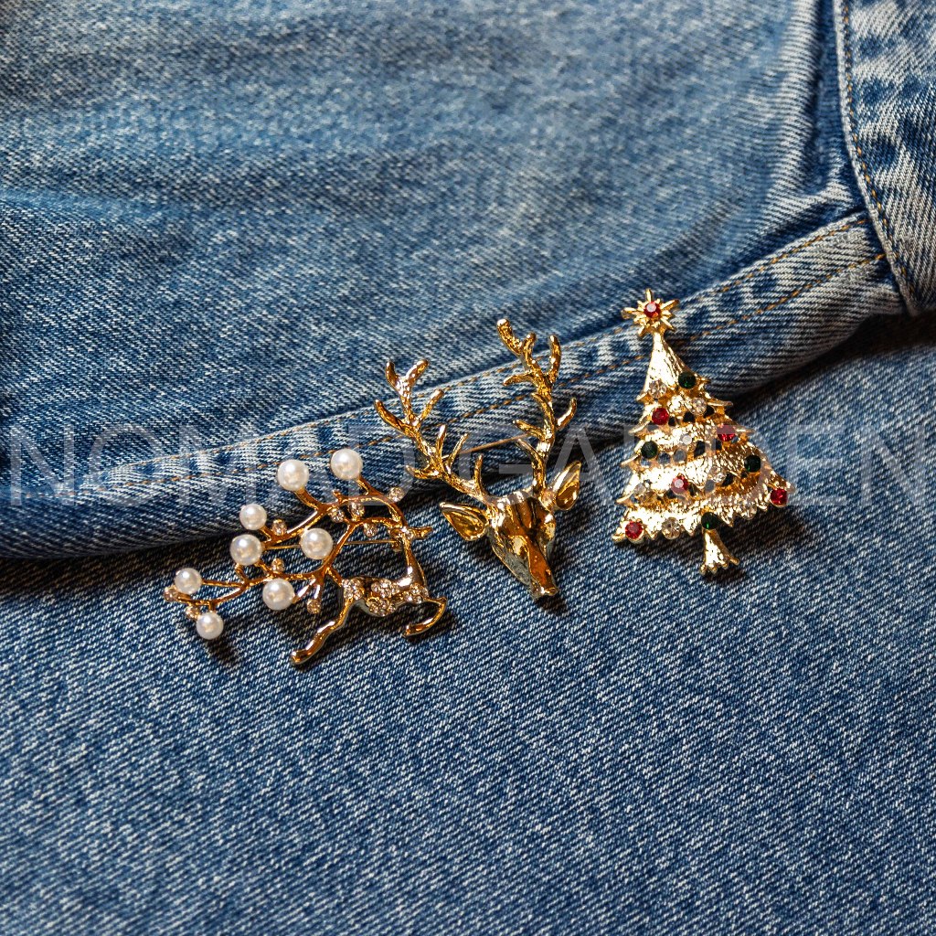 Pin cài Noel Sang Trọng - Nomad Garden