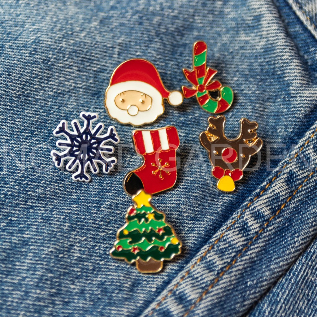 Pin cài Noel Cute Dễ Thương - Nomad Garden