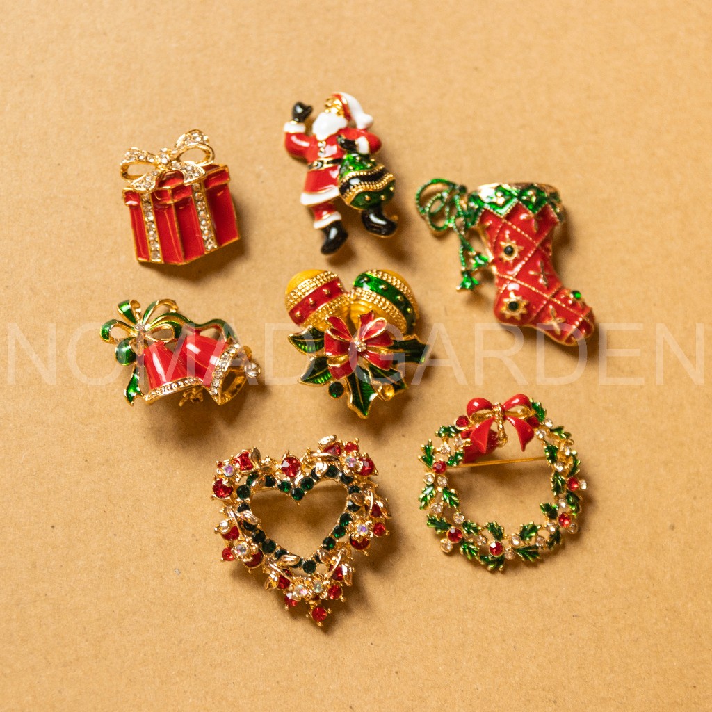 Pin cài Noel Cao Cấp Lấp Lánh - Nomad Garden