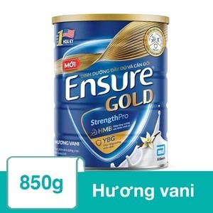 [HSD T3-2026] Sữa Bột Ensure Gold StrengthPro Vani (HMB) - Hộp 850g.