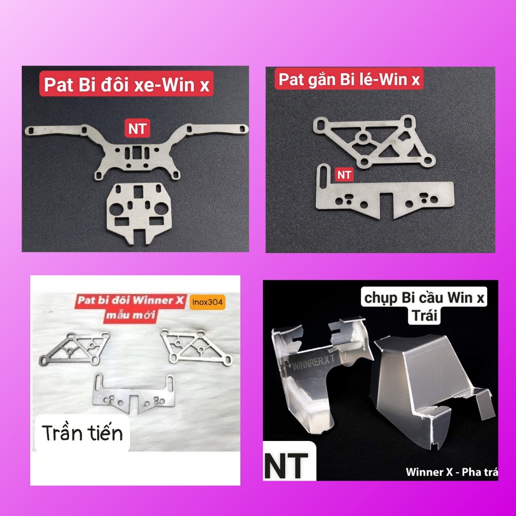 Pat lé Đôi dùng gắn bi cầu bi Led Cho Winner X