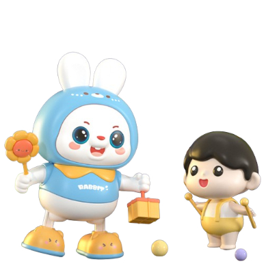 Đồ Chơi Thỏ Nhảy Múa Bằng Điện Có Nhạc Và Di Chuyển Vui Nhộn Dành Cho Bé