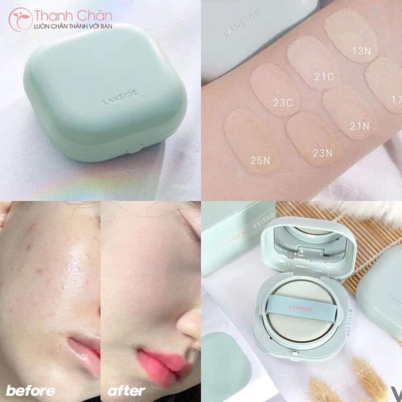 Phấn Nước che phủ tự nhiên L aneige Neo Cushion Matte/Glow