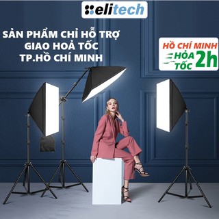 GIAO HỎA TỐC KV HỒ CHÍ MINH - Đèn studio dùng cho chụp ảnh quay phim chuyên nghiệp cao 2m softbox 50x70cm
