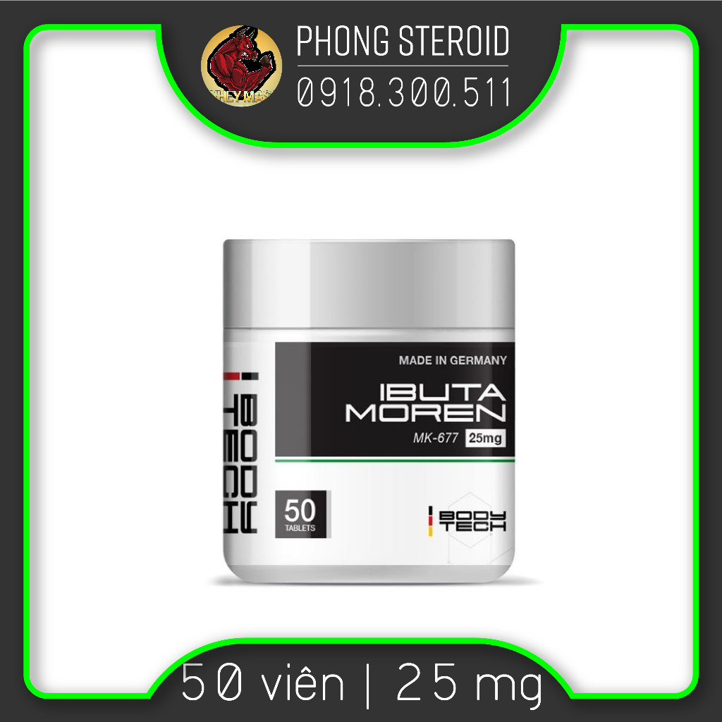 ⚡️TĂNG HẤP THU⚡️ MK677 30mg  - Chính Hãng ZENDAVA Lọ 60 Viên