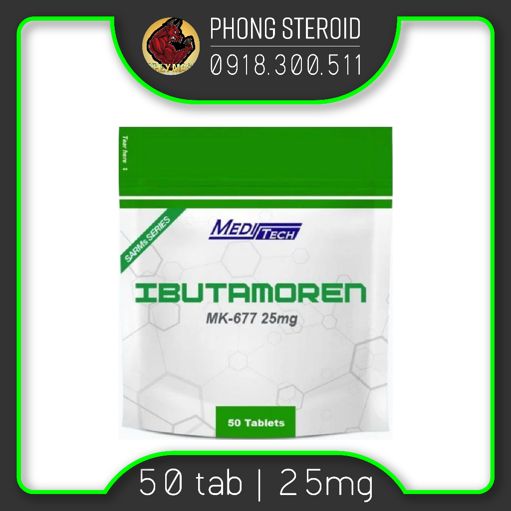 ⚡️TĂNG HẤP THU⚡️ MK677 30mg  - Chính Hãng ZENDAVA Lọ 60 Viên