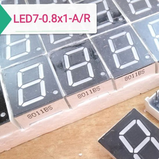 Led 7 thanh 0.8 inch anode/katot chung màu đỏ 1 số