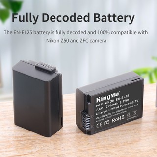 Combo pin Kingma EN-EL25 (2 pin, 1 sạc)