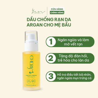 Dầu Chống Rạn Yen COSMETIC - Dầu Argan Chống Rạn, Dưỡng Ẩm, Làm Sáng DA Cherif 70ml