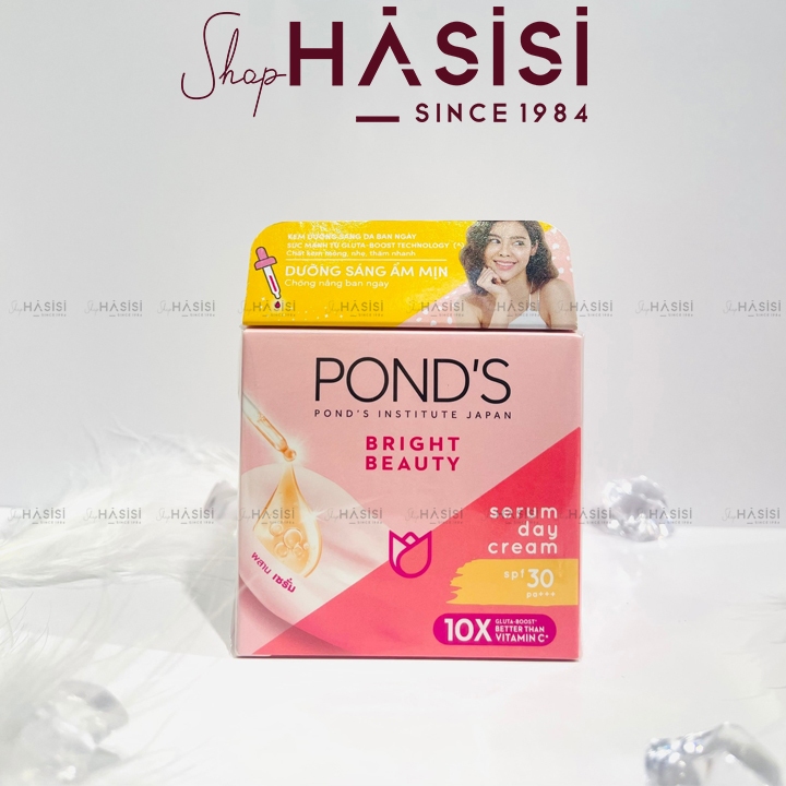 Kem Dưỡng Trắng Hồng PONDS - Bright Beauty Serum Cream SPF30/PA+++ 50g