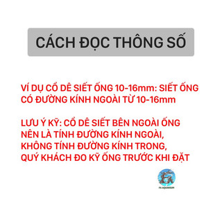 [Inox 304] [2 cái] Cổ dê, đai siết, đai nhê inox