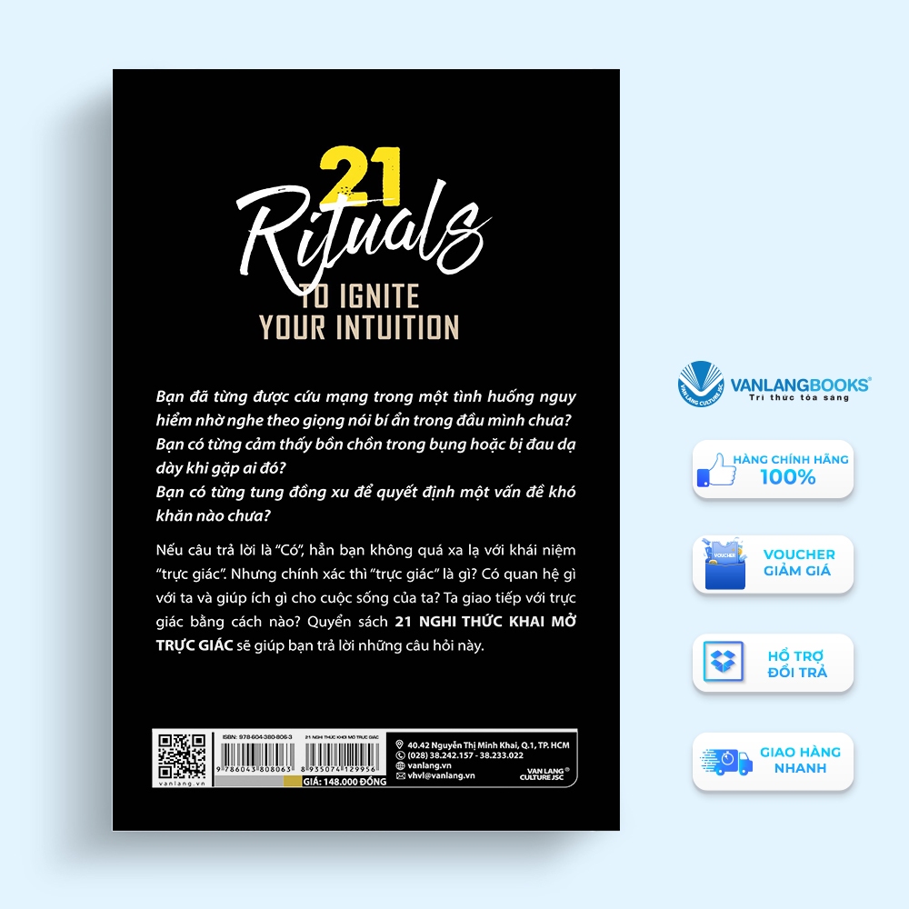 Sách Vanlangbooks - 21 Nghi Thức Khai Mở Trực Giác
