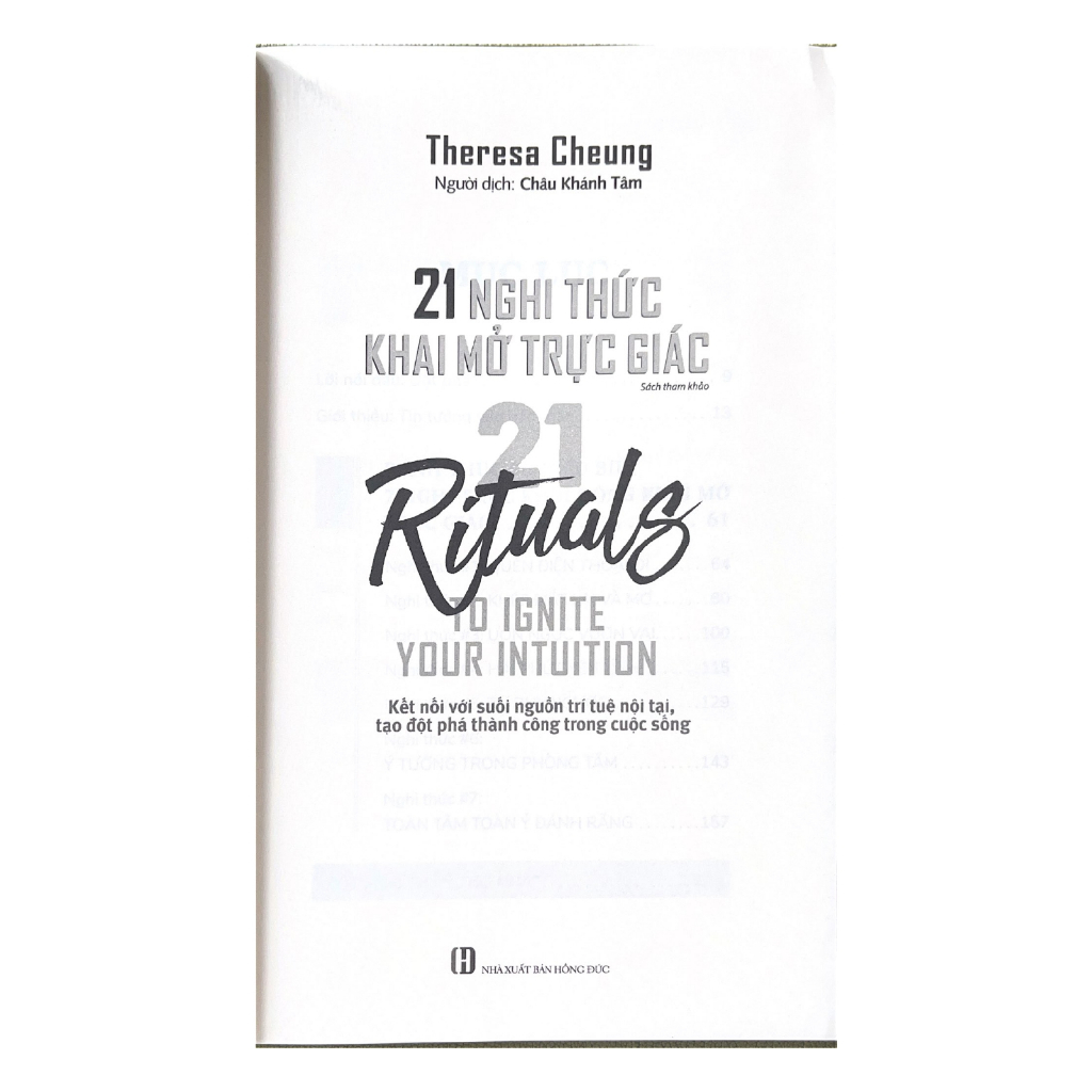Sách Vanlangbooks - 21 Nghi Thức Khai Mở Trực Giác