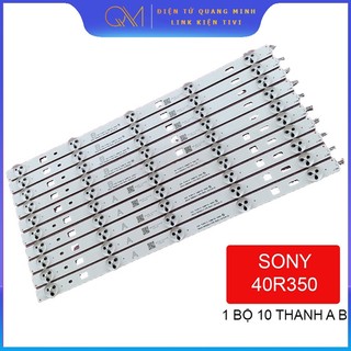 Thanh led tivi sony 40r350 40r452 hàng mới 100% bộ 5 thanh a và 5 thanh b mỗi thanh 5 bóng 3v dài 37,8cm