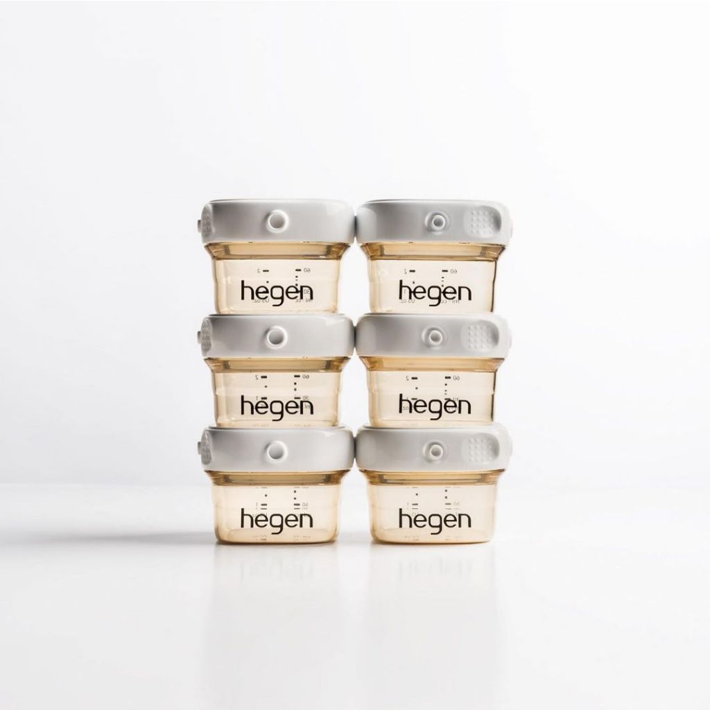 Hegen - Bộ bình trữ sữa Hegen PPSU màu trắng - Hegen chính hãng
