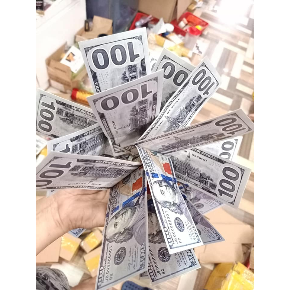 Tiền chùm hàng chuẩn giấy dày có cán nhựa (có hướng dẫn)