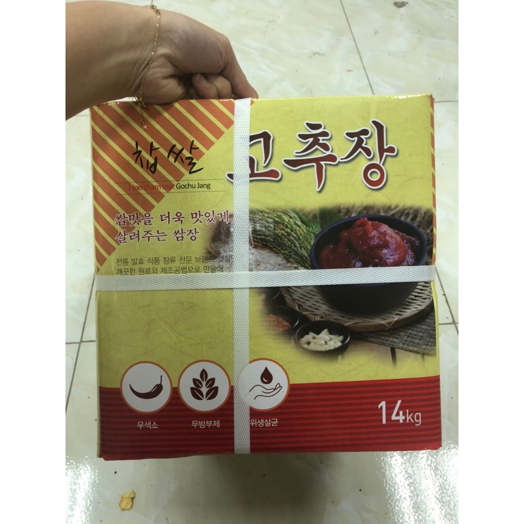 <HOT> <SỈ, RẺ> TƯƠNG ỚT HÀN QUỐC 14KG/ TƯƠNG ỚT CHAPSAN 14KG