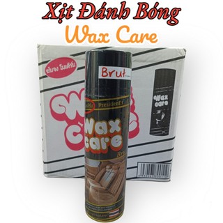 Chai dầu xịt đánh bóng đồ gỗ đồ da nội thất xe hơi Waxcare 500ml thay thế Waxone