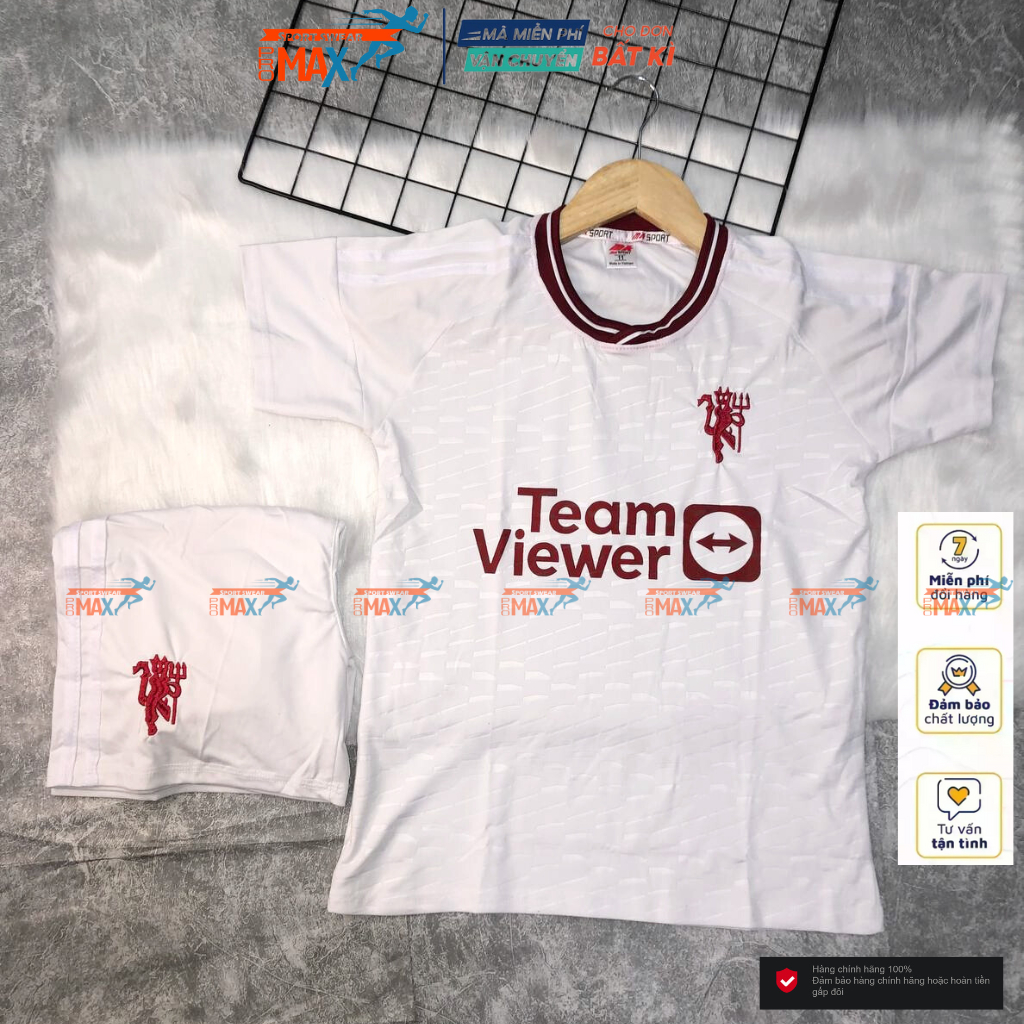 Quần Áo Bóng Đá Manchester United vải thun lạnh không xù đồ đá banh mu mẫu mới 2023 2024