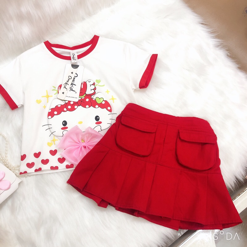Set váy áo bé gái cao cấp 0mikid 8-40kg bán shop , đầm váy bé gái