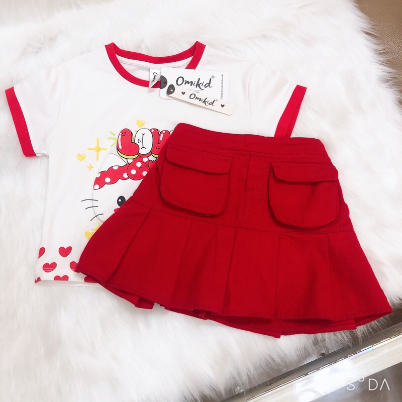 Set váy áo bé gái cao cấp 0mikid 8-40kg bán shop , đầm váy bé gái