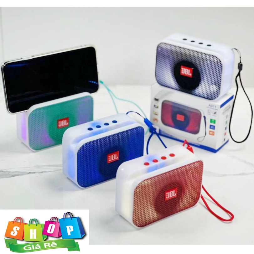 Loa bluetooth mini JBL A011 chính hãng cao cấp,loa không dây nghe hát karaoke đèn led theo nhạc âm bass chuẩn chất lượng
