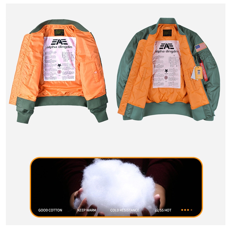 Áo khoác Pilot, áo khoác nam thu đông lót bông cao cấp ARM-1109B