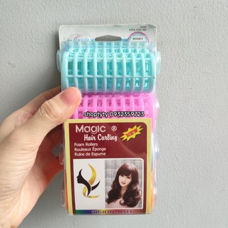 1 Hộp 8 Lô Uốn Tóc Gía Hợp Với Túi Tiền(2 loại)