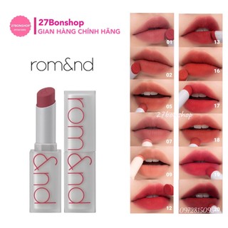 SON THỎI LÌ ROMAND ZERO GRAM MATTE LIPSTICK