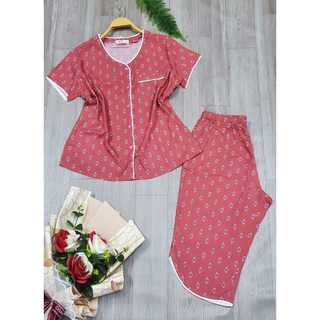 Đồ Bộ PIJAMA LỬNG VNXK - size 40-70kg