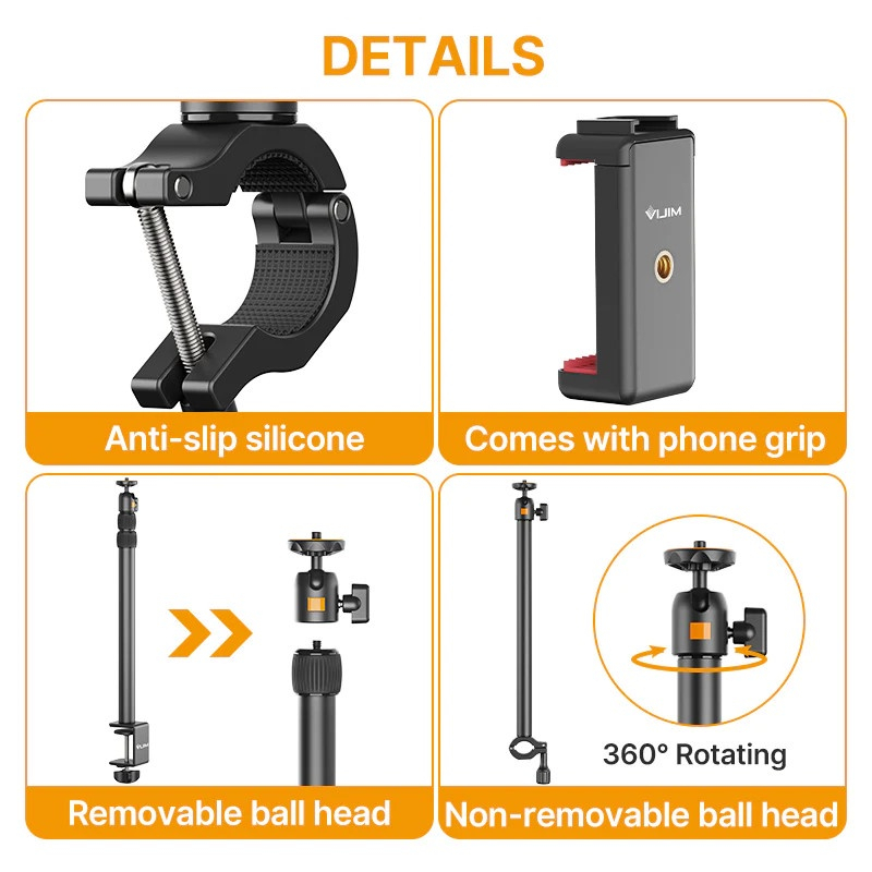 VIJIM LS02 - Giá Đỡ Kẹp Bàn Đa Năng - Hàng Chính Hãng