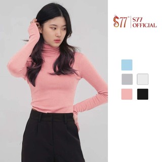Áo len giữ nhiệt cổ cao Rosio len rib co giãn 4 chiều mềm mịn ấm S77.SP009318