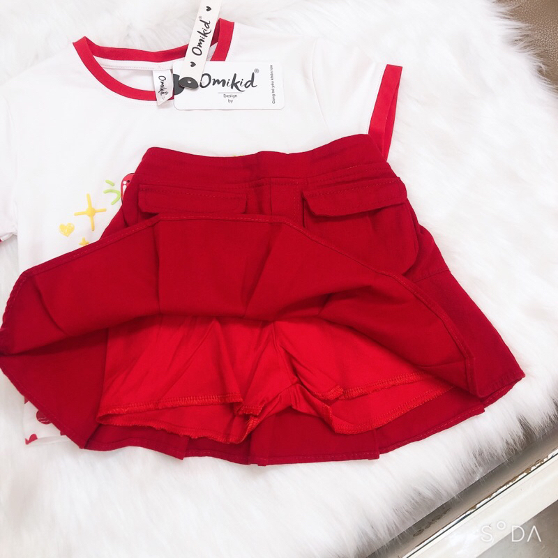 Set váy áo bé gái cao cấp 0mikid 8-40kg bán shop , đầm váy bé gái
