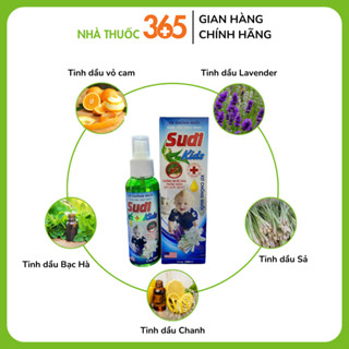 Xịt Muỗi Thảo Dược Sudi Kids An Toàn Cho Trẻ Nhỏ Xua Đuổi Muỗi Và Côn