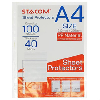 Bìa 11 Lỗ khổ A4 nhiều độ dày 35, 40, 50, 70, 90 zem STACOM D3035, D3040, D3050, D3070, D3090