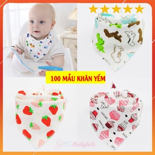 Khăn yếm tam giác 💖𝑭𝑹𝑬𝑬𝑺𝑯𝑰𝑷💖 khăn yếm xô có cúc bấm cho bé yêu hàng cao cấp,yếm xô tam giác có cúc bấm cho bé