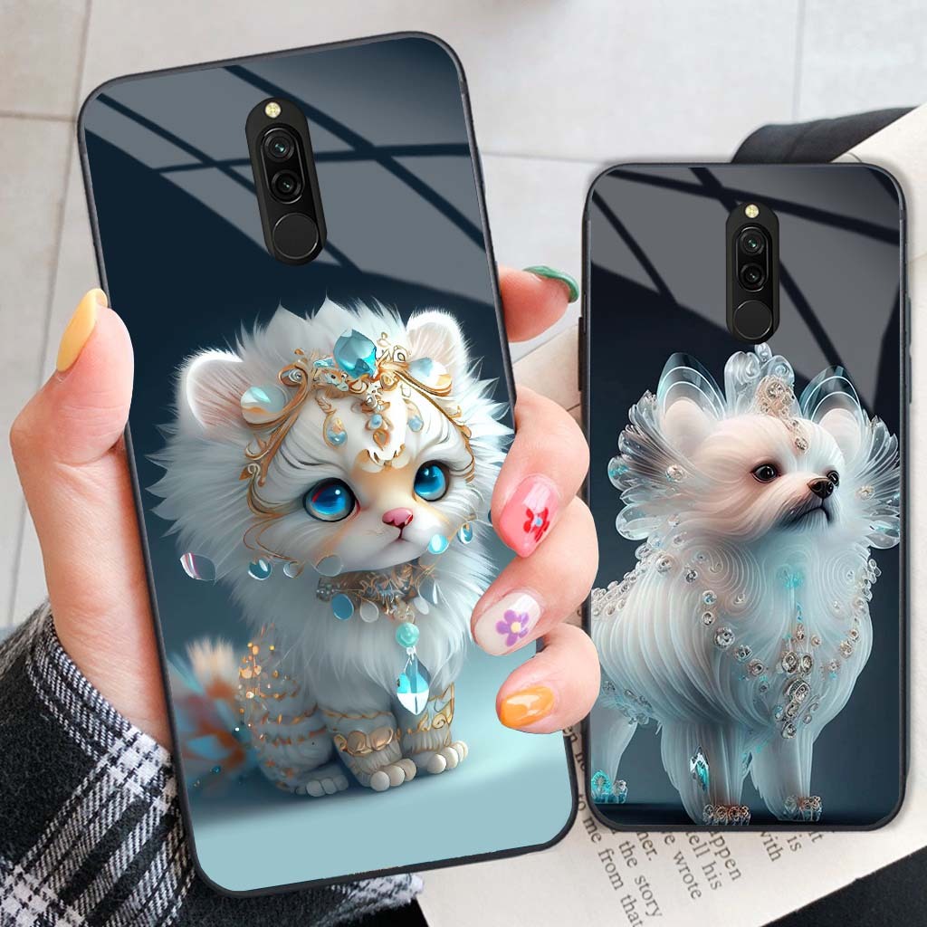Ốp Lưng Xiaomi Redmi 8, Redmi 8A Thiết kế bộ 12 con giáp Cute Ngộ Nghĩnh