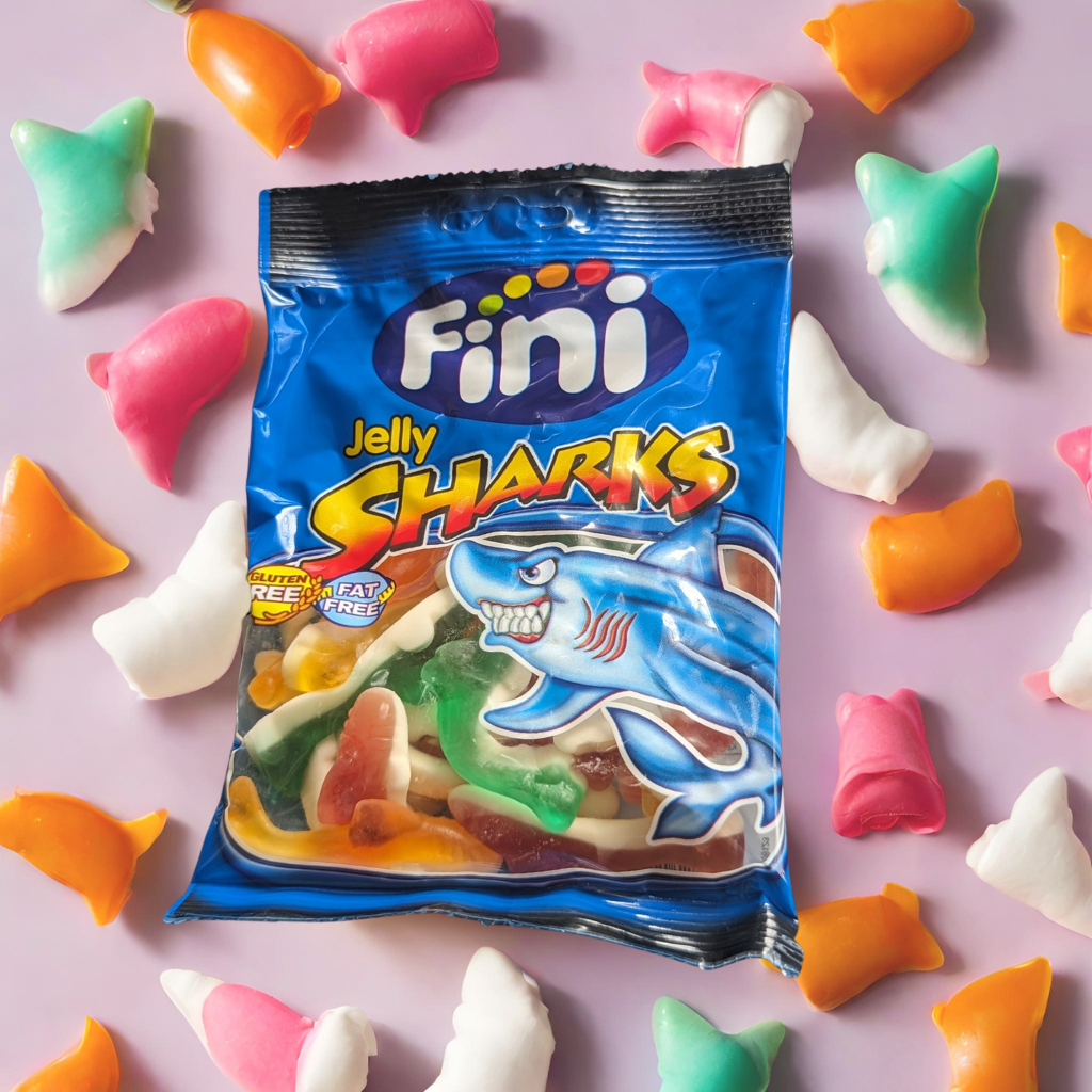 Kẹo dẻo Fini Jelly Sharks Cá Mập 90g
