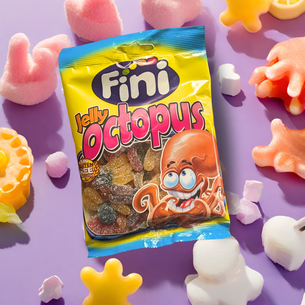 Kẹo dẻo Fini Jelly Octopus Bạch Tuộc 90g