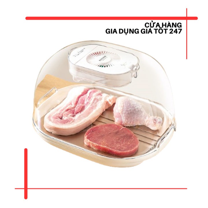 (Nếu ship cao- Ib shop) Máy Giã Đông Thực Phẩm Lạnh Công Nghệ Ion Âm Không Cần Lò Vi Sóng , Cao Cấp