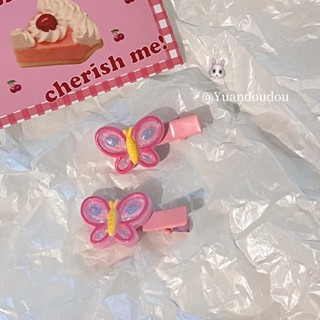 Kẹp Tóc Mái Con Thỏ Con B ướm Đáng Yêu Dành Cho Nữ