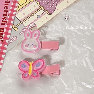 Kẹp Tóc Mái Con Thỏ Con B ướm Đáng Yêu Dành Cho Nữ