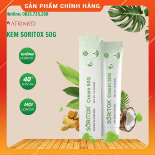  Kem Vảy Nến Soritox - Phục hồi da vảy nến viêm da á sừng từ thảo mộc lá Neem 