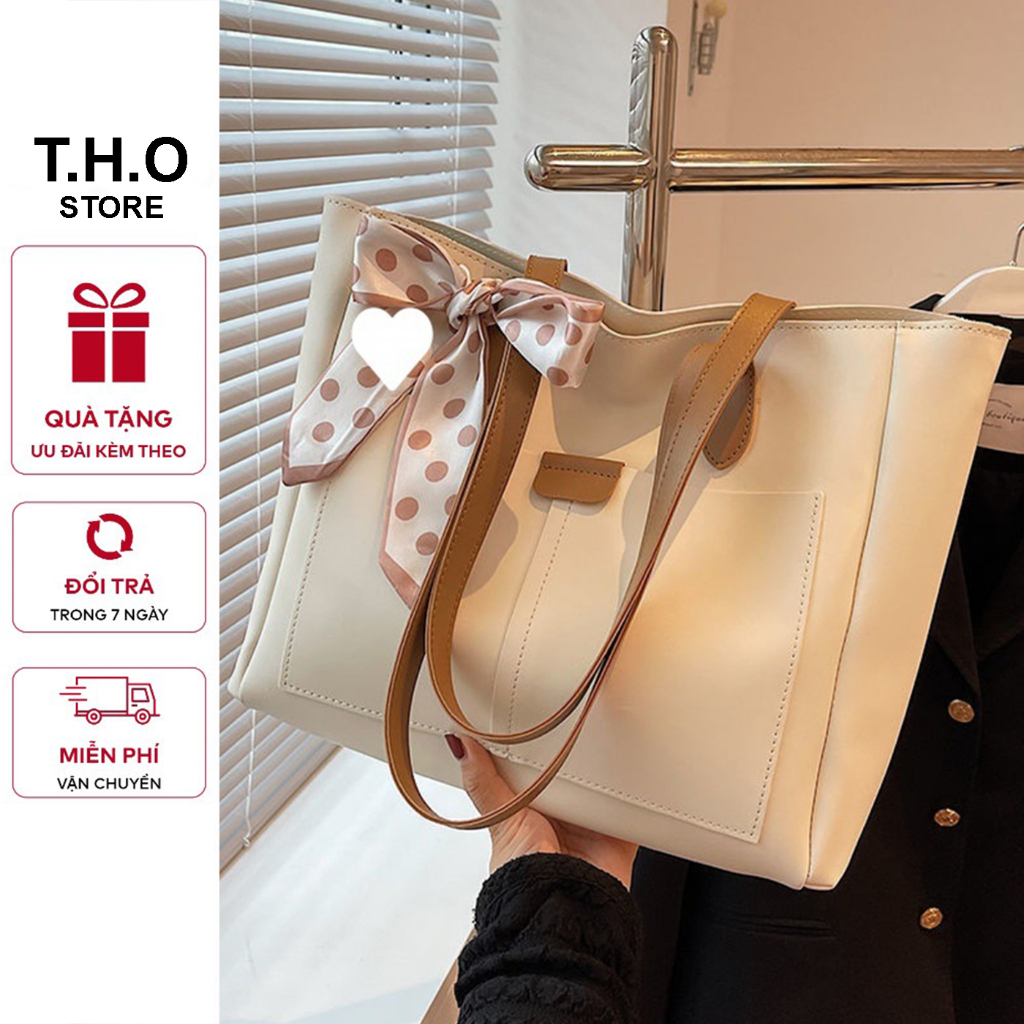 Túi xách công sở kèm khăn lụa size 38 K76